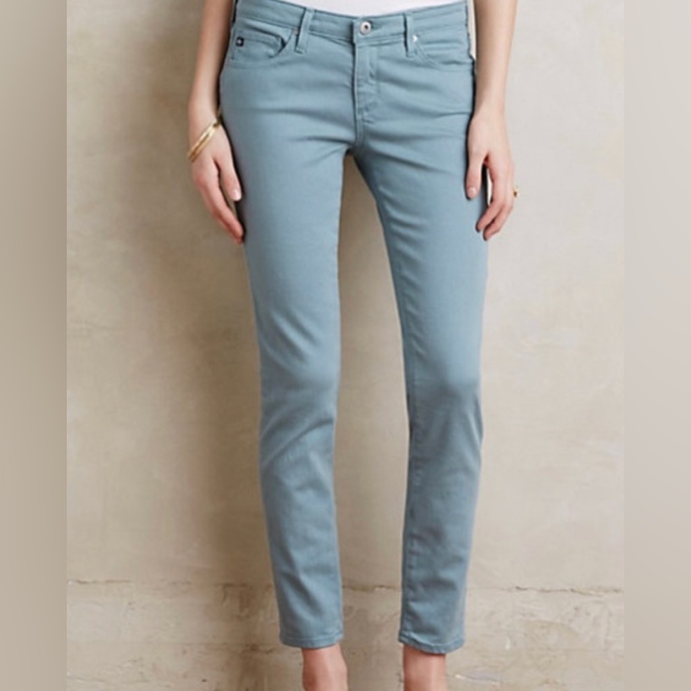 AG The Stevie Ankle pant (sky/ciel, size 27) - sold by Anthropologie